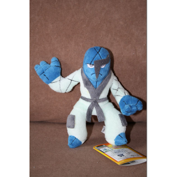 Officiële Pokemon knuffel Sawk 15cm (breedt) banpresto my pokemon collection